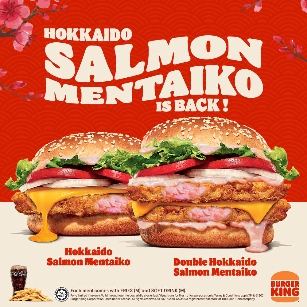BURGER KING : SALMON MENTAIKO 2022 (LIMITED OFFER)