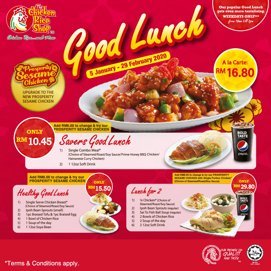TCRS Good Lunch CNY Promo!