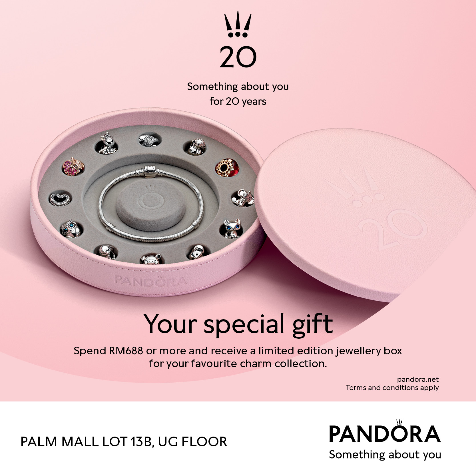 Pandora 20th Anniversary Promotion