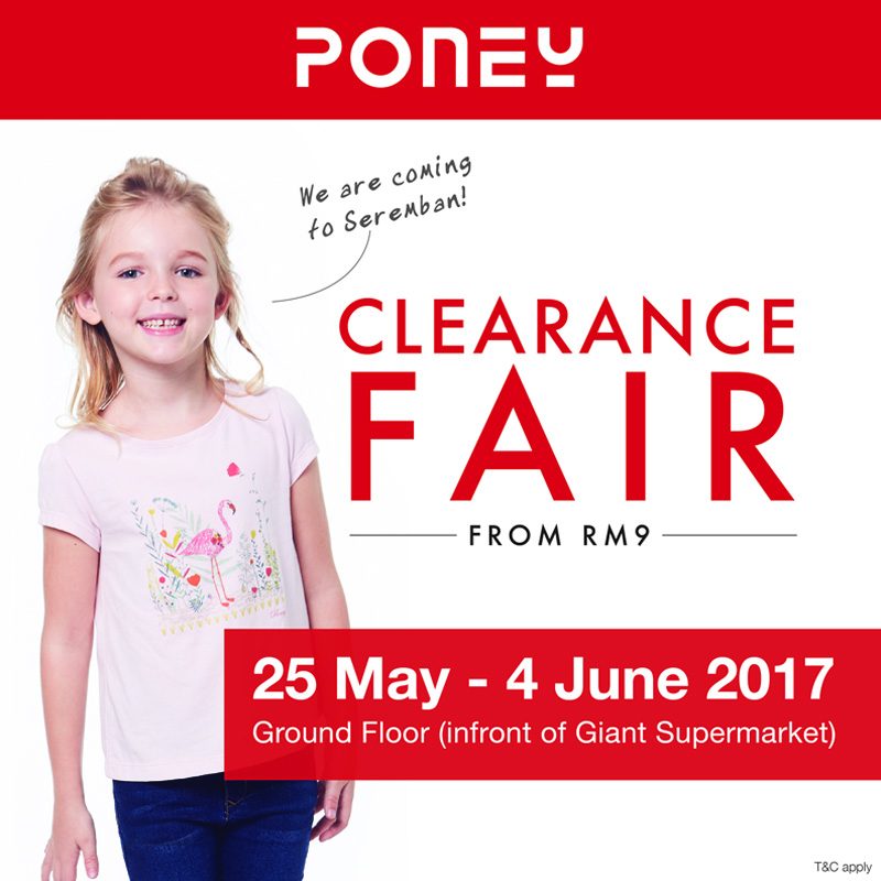 PONEY's Clearance Fair