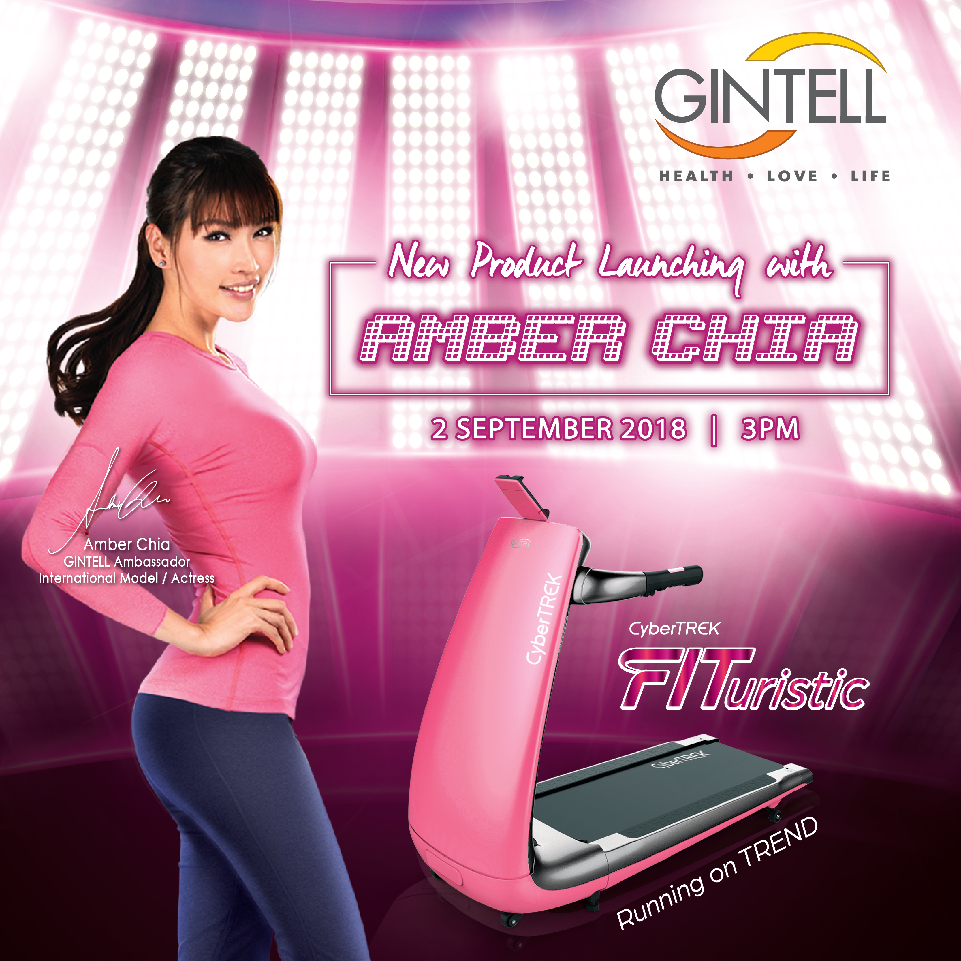 GINTELL New Product Launching with Amber Chia